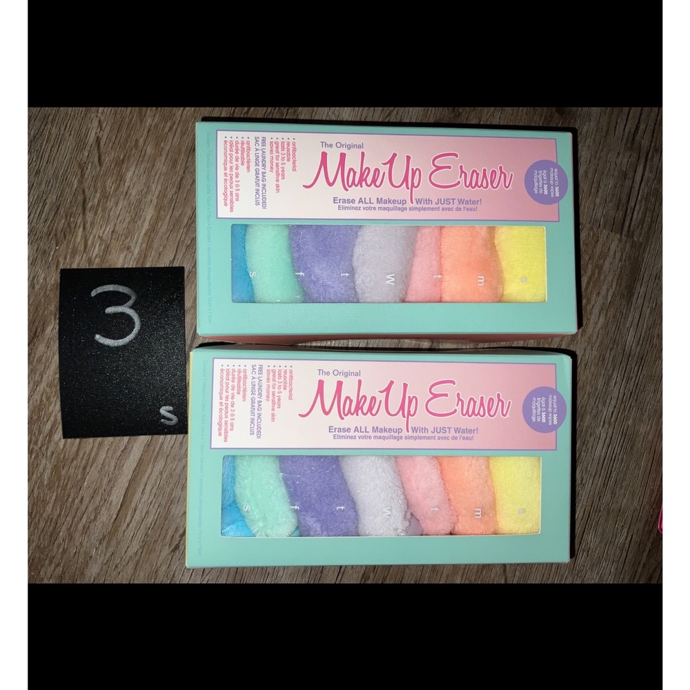 The Original MakeUp Eraser 7-Day Set Reusable Cloths Face Pastel collection